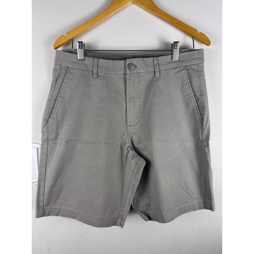 Men's English Laundry Gray Flat Front Shorts Waist 32